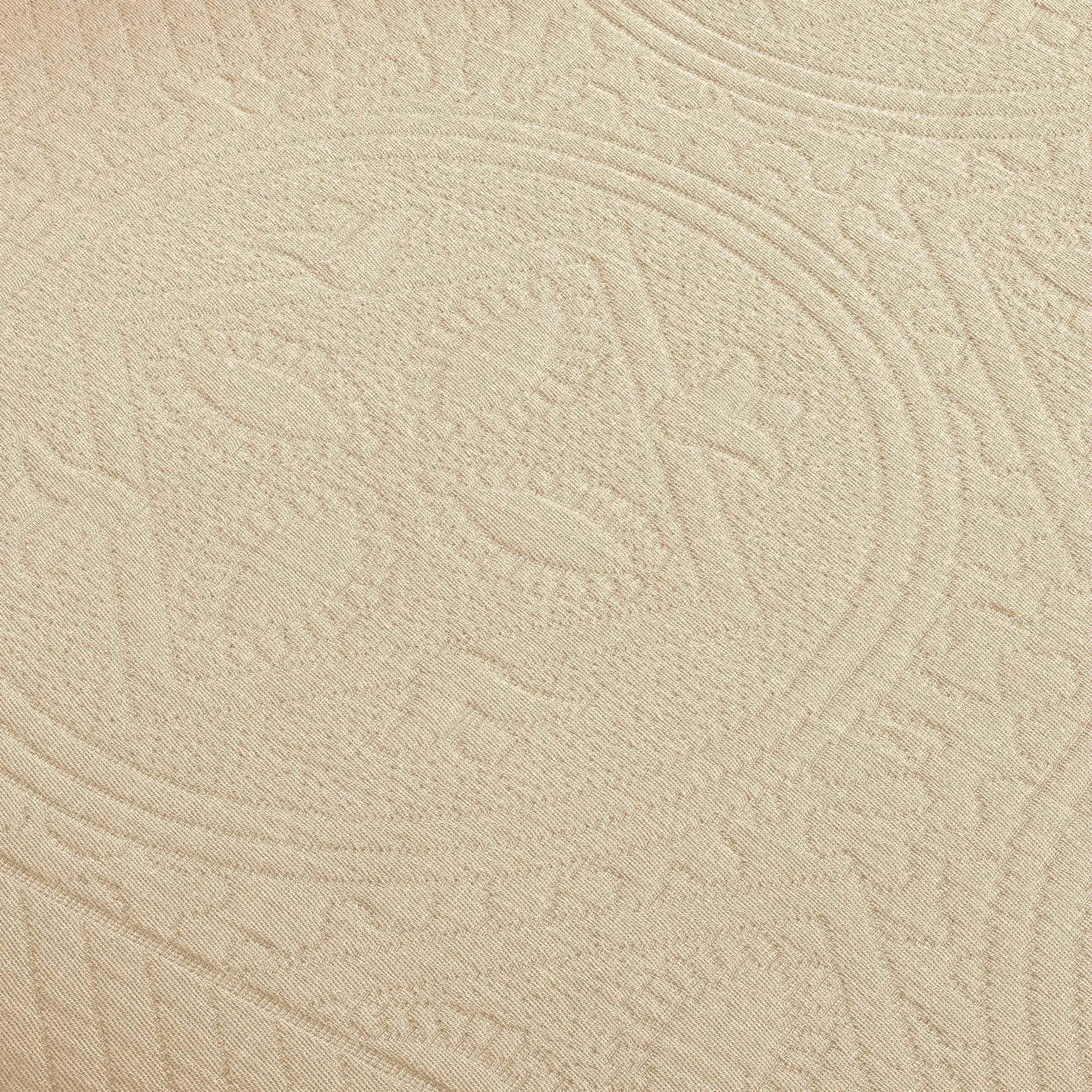 Celtic Circle Jacquard Matelasse Cotton Bedspread Set - Queen Size Luxury Bedding with Intricate Design for Master Bedroom Decor