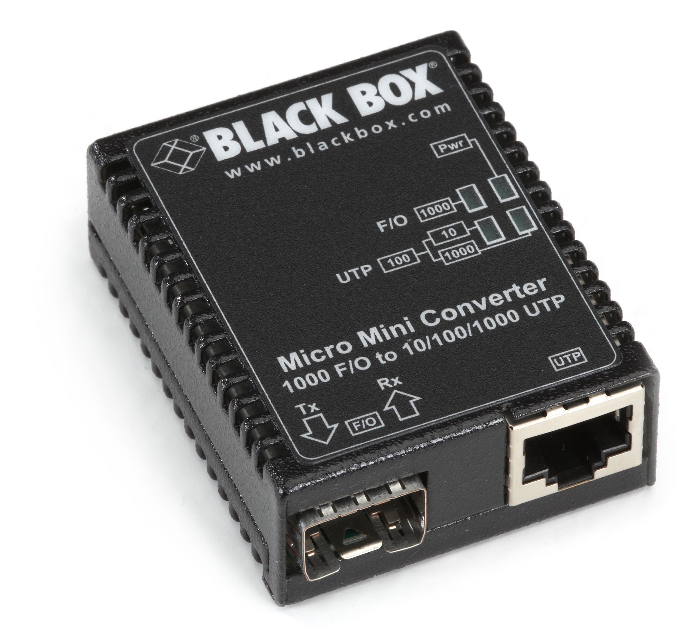 Black Box Gigabit Ethernet SFP Media Converter | High-Speed Network Device for Home & Office Connectivity | Perfect for Data Centers, CCTV Systems & Industrial Networks