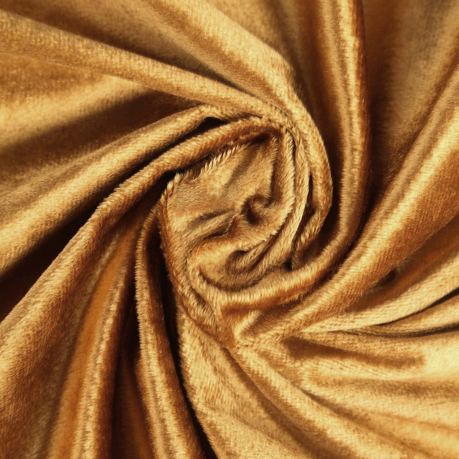 100-Pack Premium Gold Velvet Napkins 20x20 Inch - Elegant Wedding, Party & Dinner Decorations for Home Events, Catering & Table Setting Supplies