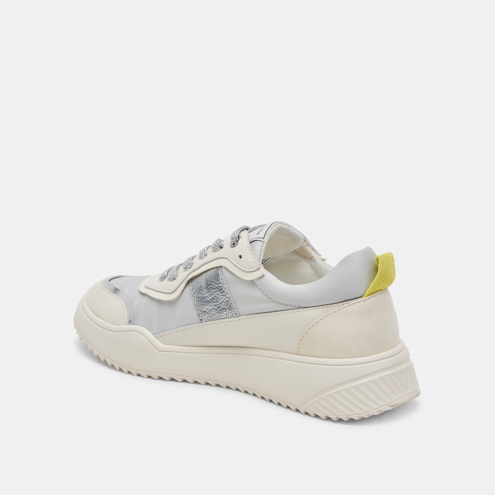 LAVINE Silver Multi Nylon Sneakers - Lightweight Comfortable Running Shoes for Women & Men | Perfect for Gym, Workout, and Casual Wear