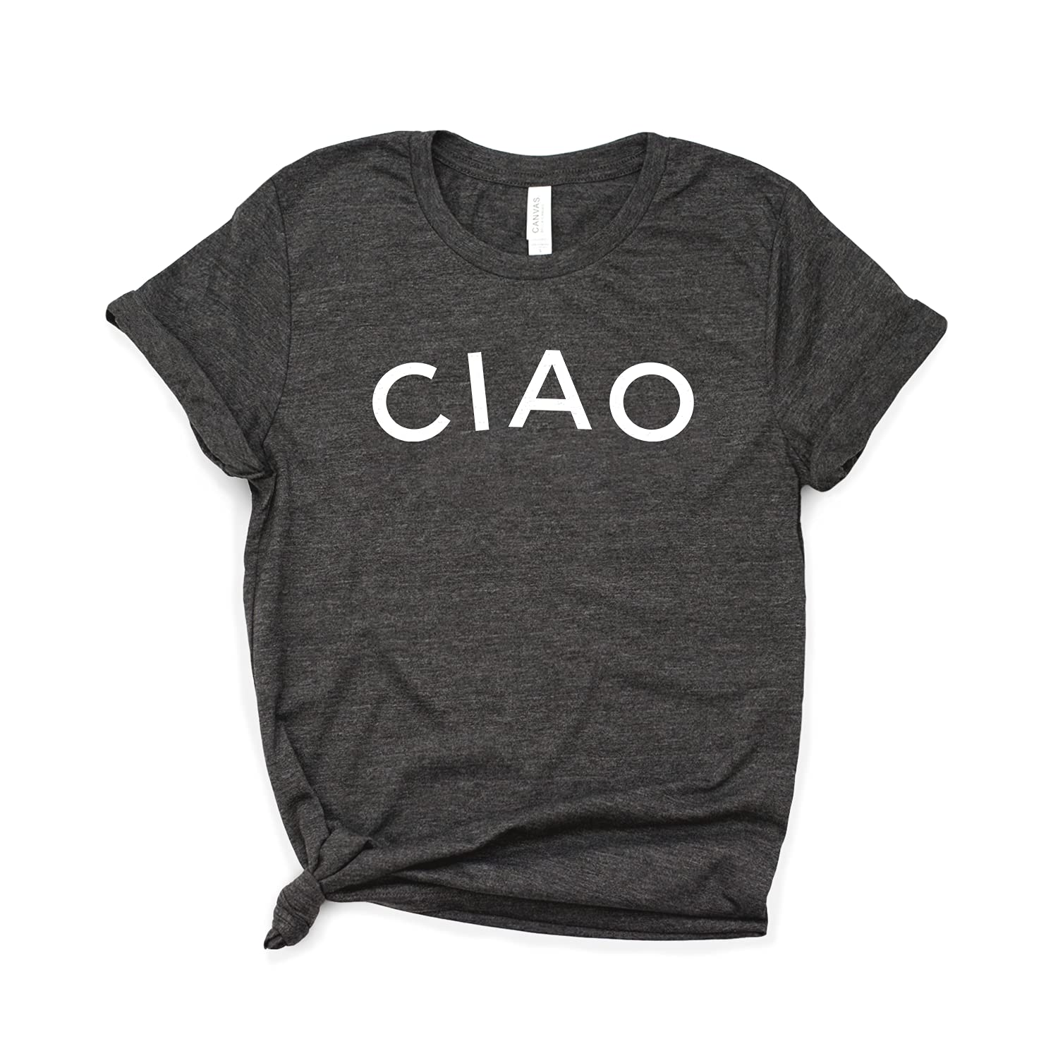 Ciao Shirt - Italian Graphic Tee - Rome Italy Unisex T-Shirt - Softstyle Comfort Fit - Gift for Travel Lovers & Italian Culture Fans