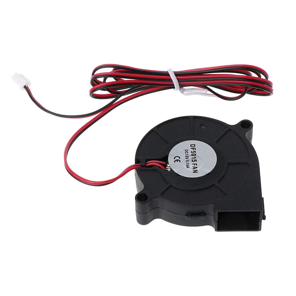 HELYZQ 12V DC 50mm Blower Fan - High Performance Radial Cooling Fan for RepRap 3D Printer Hotend & Extruder | Perfect for 3D Printing Cooling & Electronics Ventilation
