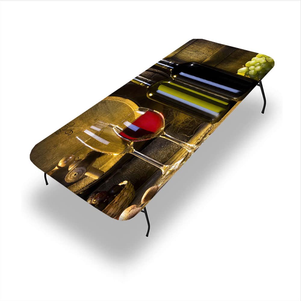 Waterproof & Wipeable Elastic Edge Fitted Tablecloth - 30