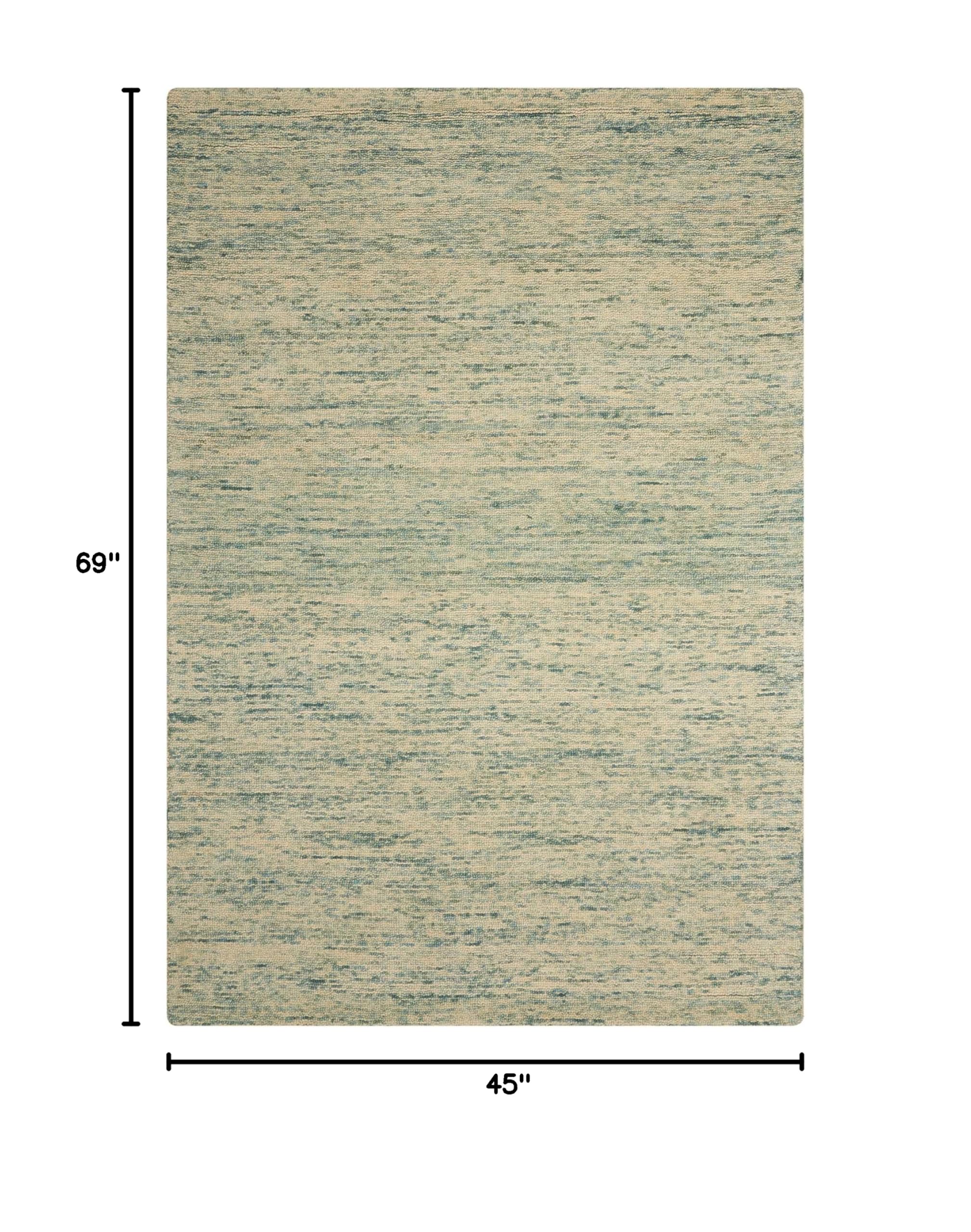 Nourison Tranquility Transitional Light Green 3'9