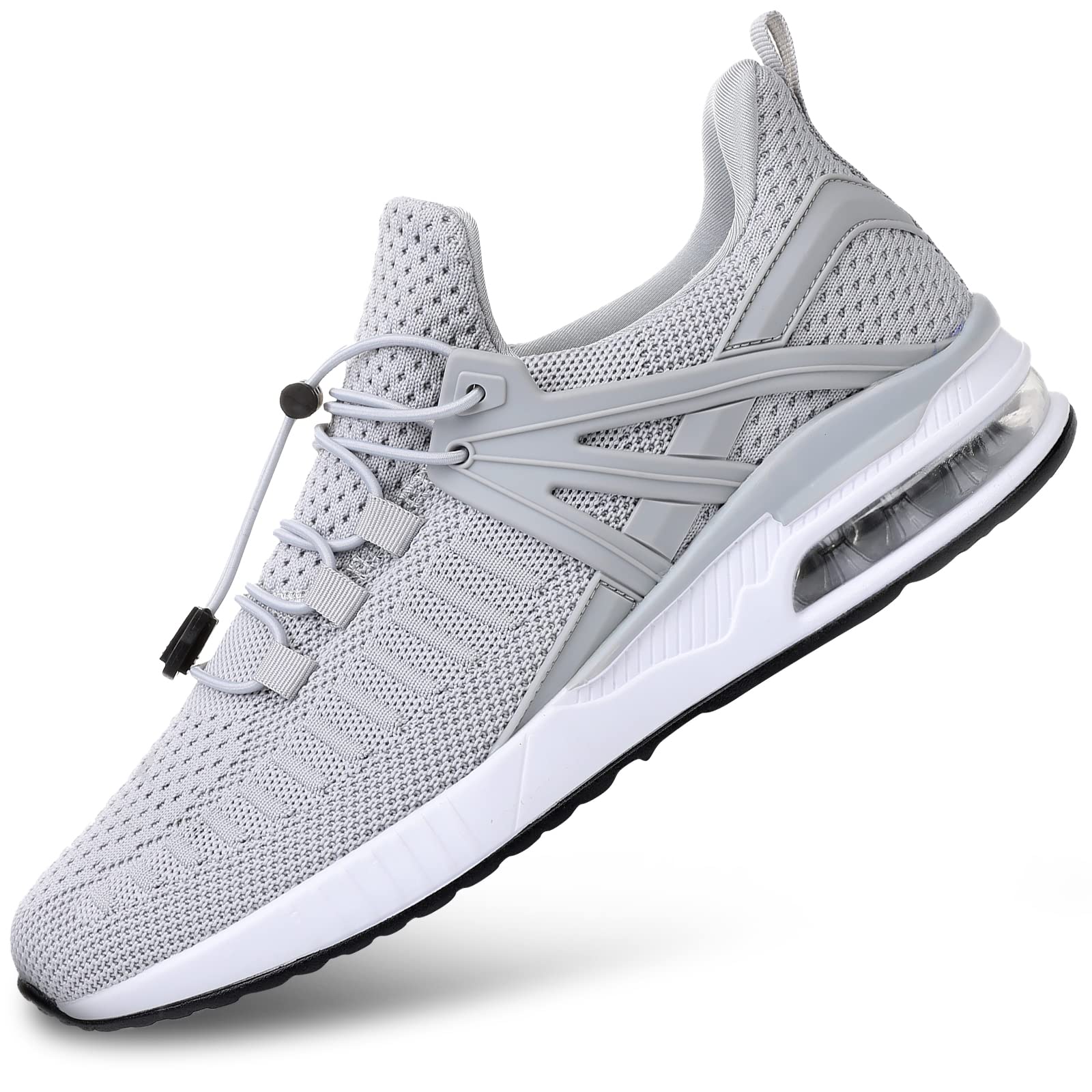 BOGOVER Men's Walking Shoes - Non-Slip Running Tennis Shoes with Breathable Air Cushion | Lightweight Sneakers for Gym, Jogging & Outdoor Activities | Perfect for Workouts, Casual Wear & Daily Comfort