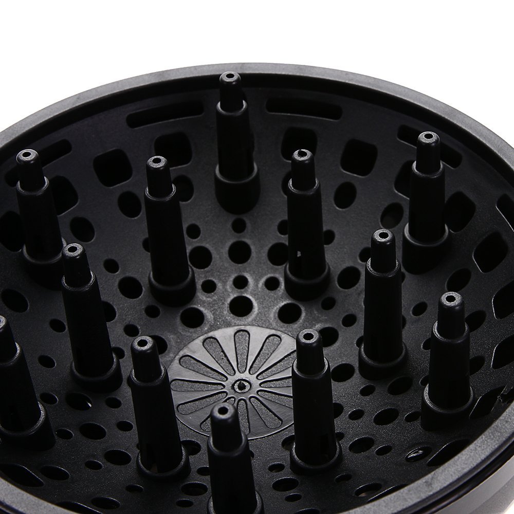 Ferleiss Universal Hair Dryer Diffuser Attachment - Styling Tool for Curly & Wavy Hair - Blow Dryer Finger Diffuser for Frizz-Free Drying at Home & Salon