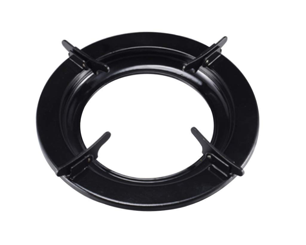 Stainless Steel Wok Support Ring for Gas Stove - Heavy Duty Pot Holder Stand, Cooktop Trivet, Pan Support Accessory - Perfect for Stir Fry, Deep Frying & Asian Cooking (Round)