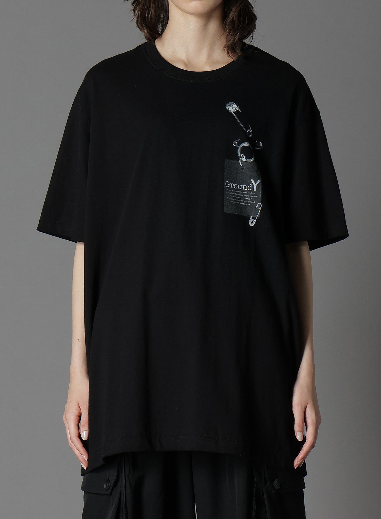 Stylish Cotton Jersey Trompe L'oeil Pin T-Shirt for Men & Women | Soft Breathable Casual Tee | Perfect for Everyday Wear, Street Style & Layering