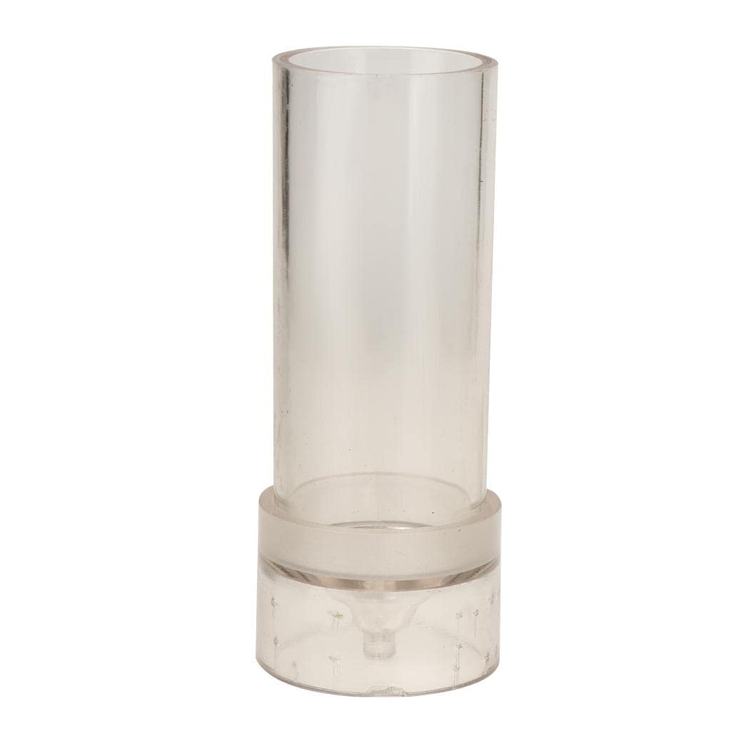 CALANDIS Spire Cylinder Shaped Plastic Clear Candle Molds - 150mm DIY Candle Making Supplies for Home Decor, Wedding Centerpieces & Craft Projects