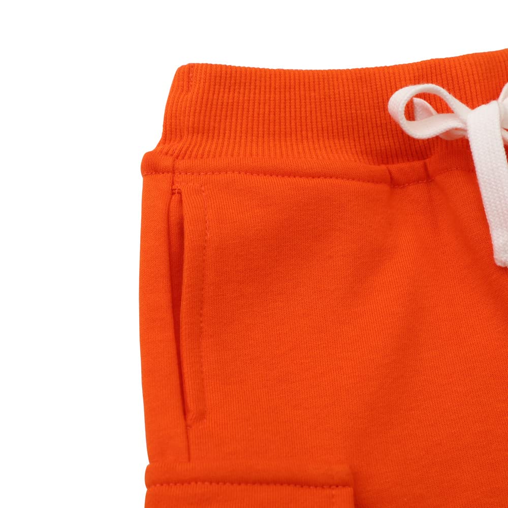 DINGDONG'S CLOSET Boys' Cargo Shorts with Drawstring Waist - Comfortable & Stylish Toddler Shorts for Playtime, Summer Outfits & Outdoor Adventures