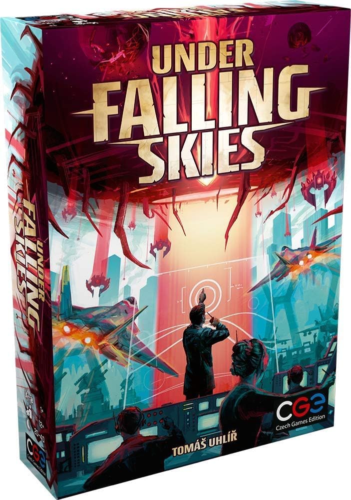 Under Falling Skies Board Game by Czech Games Edition - Cooperative Sci-Fi Strategy Game for Family Game Night & Friends Gatherings