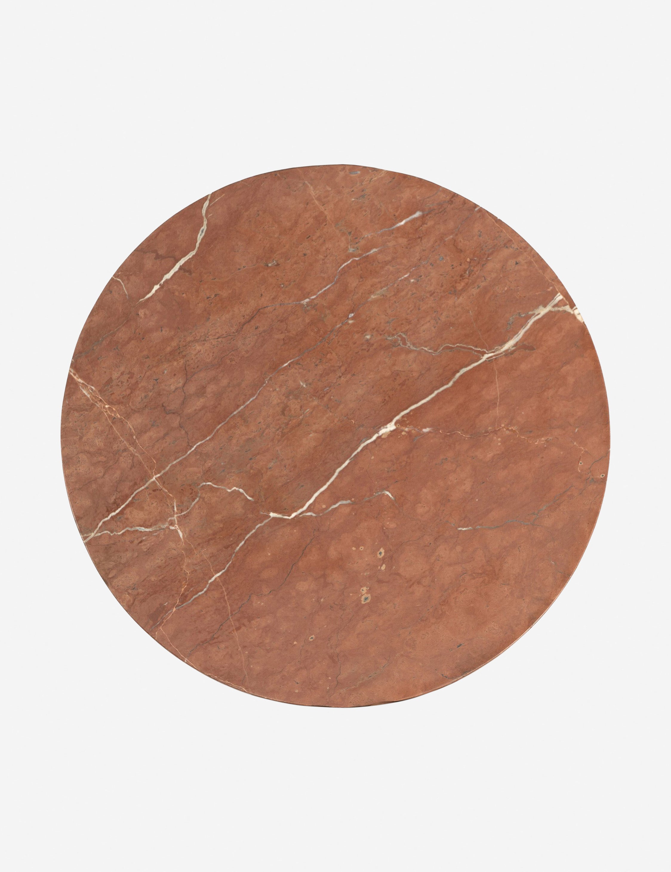 Billings Round Side Table by Amber Lewis x Four Hands - Modern Wooden End Table for Living Room, Bedroom, or Office Decor