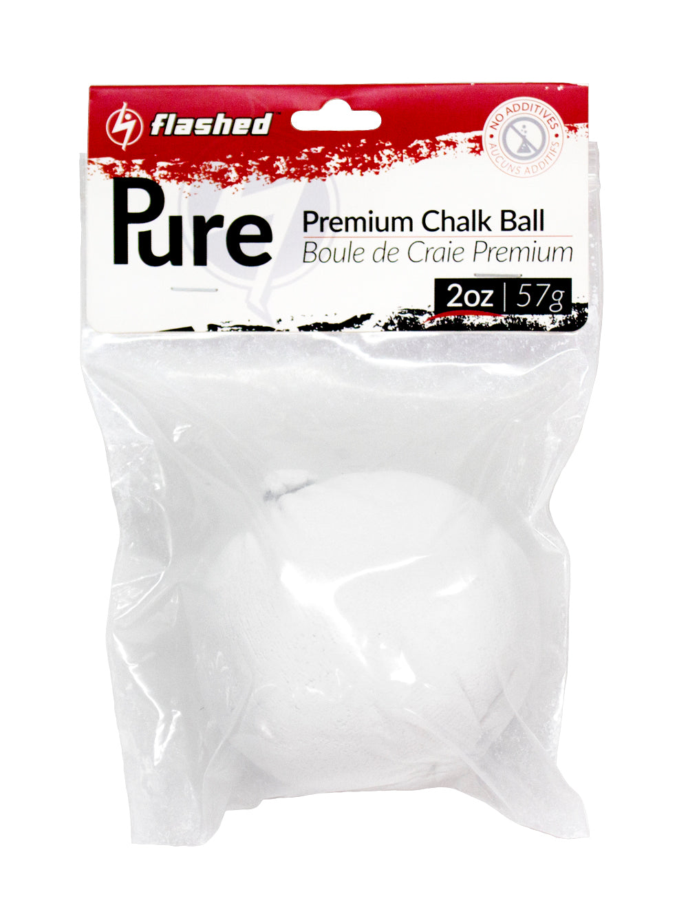 Flashed Chalk Ball 2oz - Premium Gymnastics & Rock Climbing Chalk for Better Grip - Perfect for Weightlifting, Yoga, and Outdoor Sports