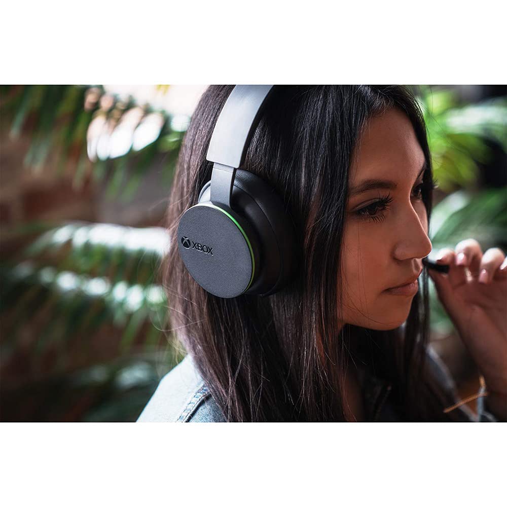 Microsoft TLL-00001 Xbox Wireless Bluetooth Gaming Headset (Black) with 1 Year CPS Enhanced Protection Pack - Perfect for Xbox Series X/S, PC & Mobile Gaming