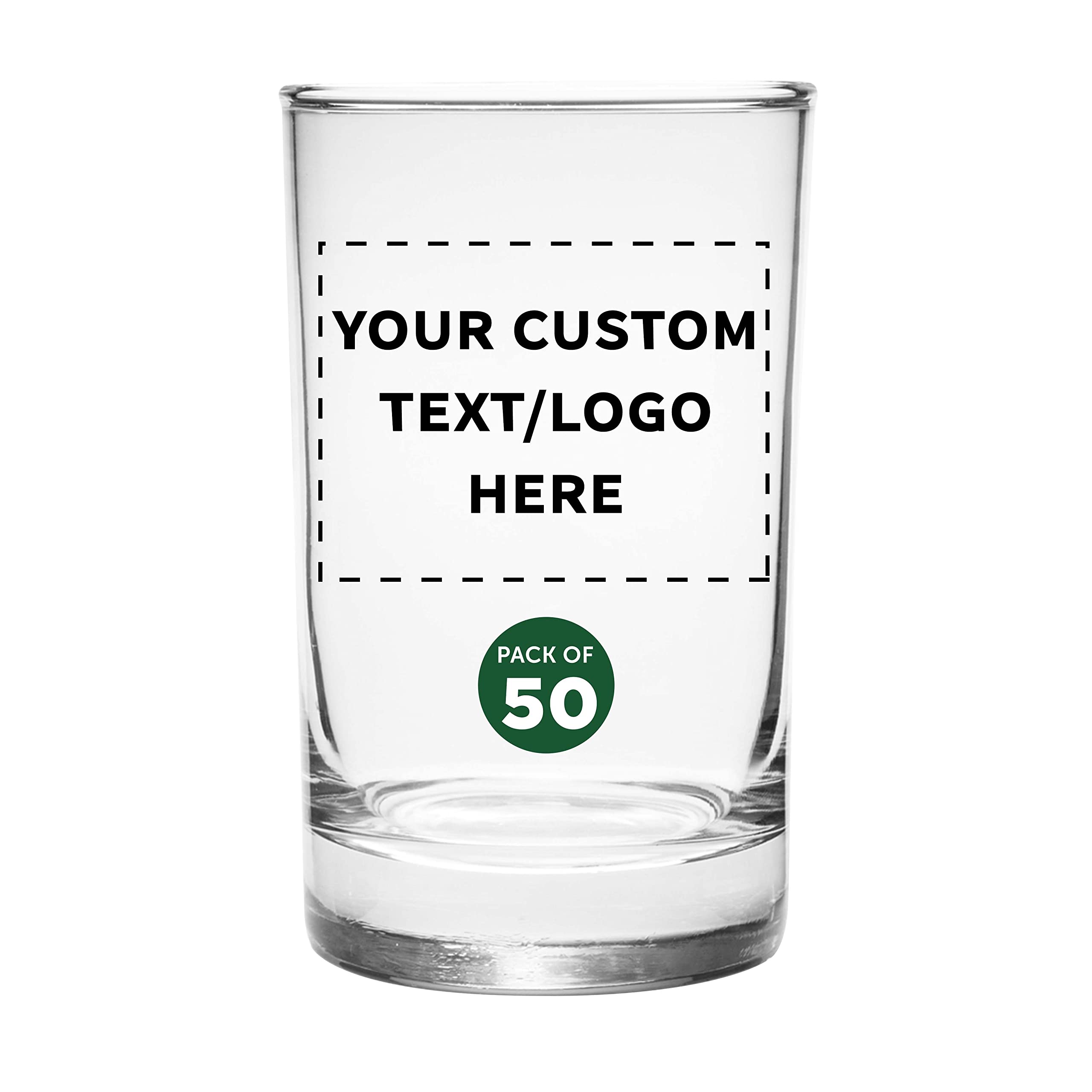 Premium 5 oz Crystalline Sampler Glasses - Set of 50 Bulk Pack, Clear Stackable Shot Glasses for Weddings, Restaurants & Events - Perfect for Cocktails, Tastings & Breakfast Juice - Durable Drinkware for Commercial & Home Use