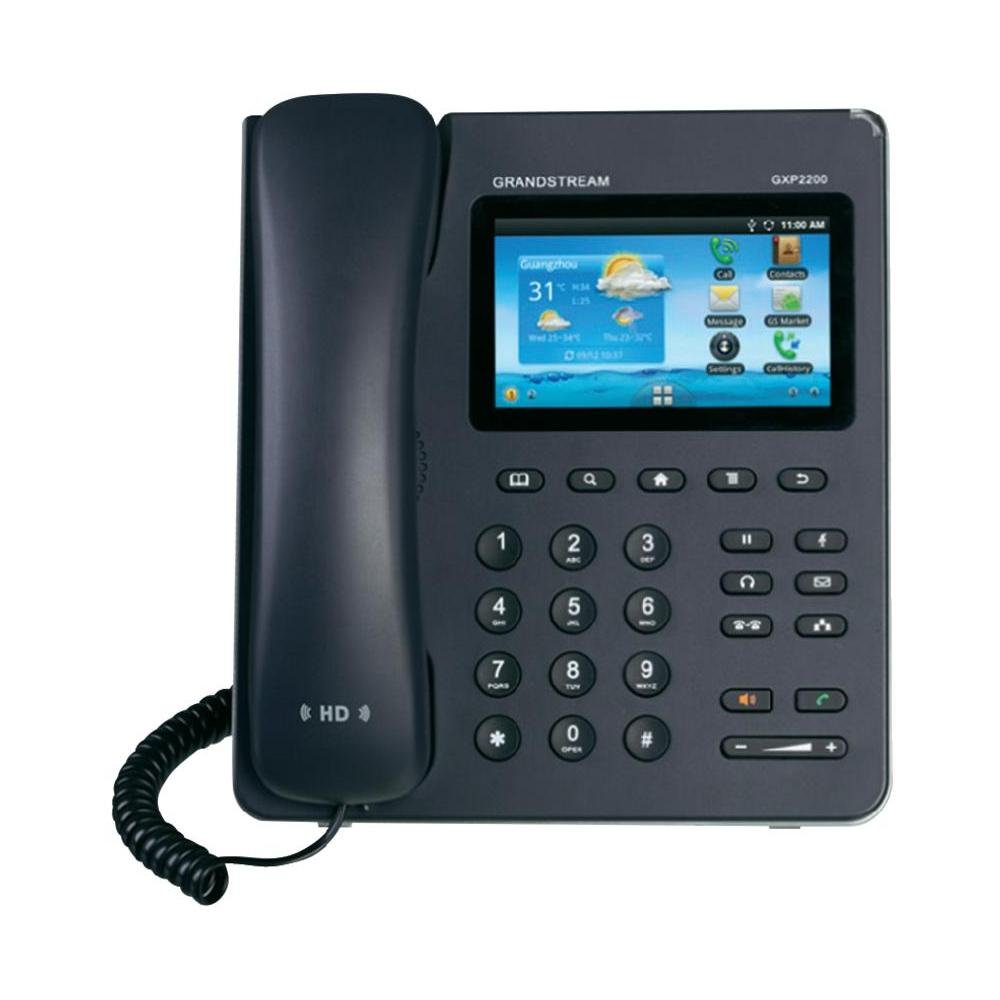 Grandstream GXP2200 Enterprise VoIP Phone - Android Compatible IP Phone with HD Audio for Office & Remote Work