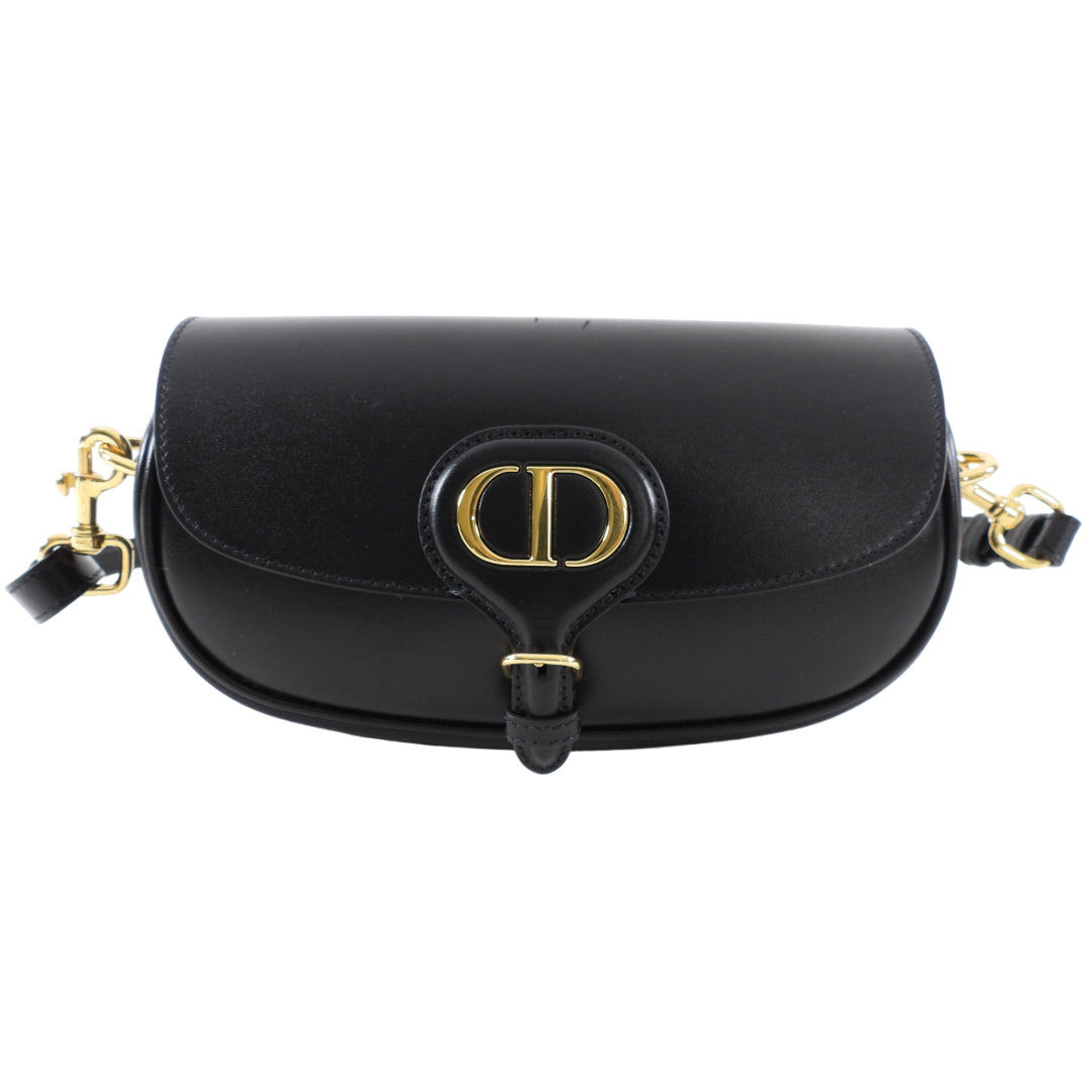 Dior Black Box Calfskin East West Bobby Bag - Luxury Crossbody Handbag for Women | Perfect for Date Night, Office & Evening Events