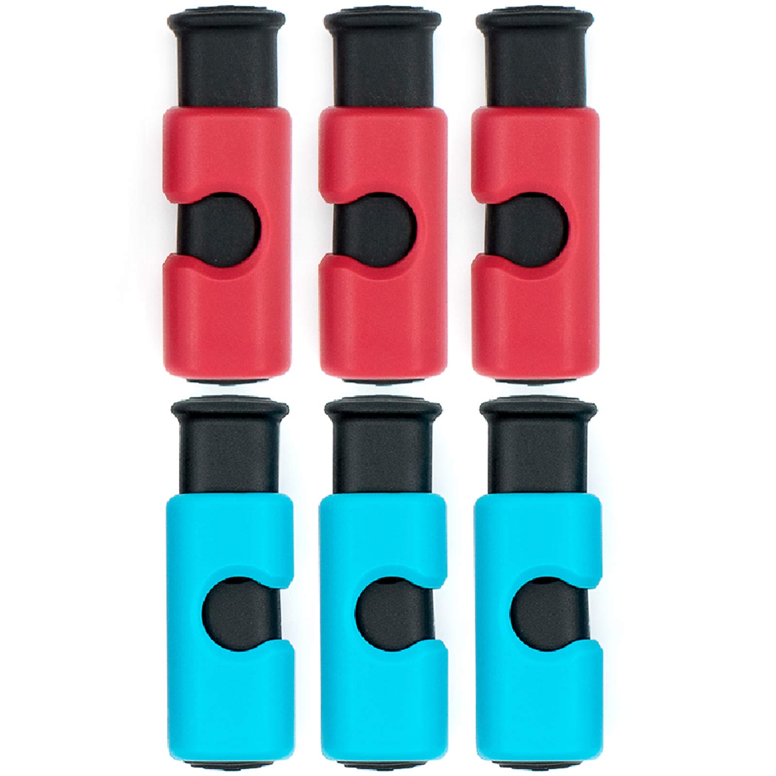 6-Pack Premium Food Bag Clips - Non-Slip Rubber Sealer Clips for Bread Bags, Snacks & Chips - Airtight Lock for Fresh Food Storage in Kitchen, Pantry & Picnics
