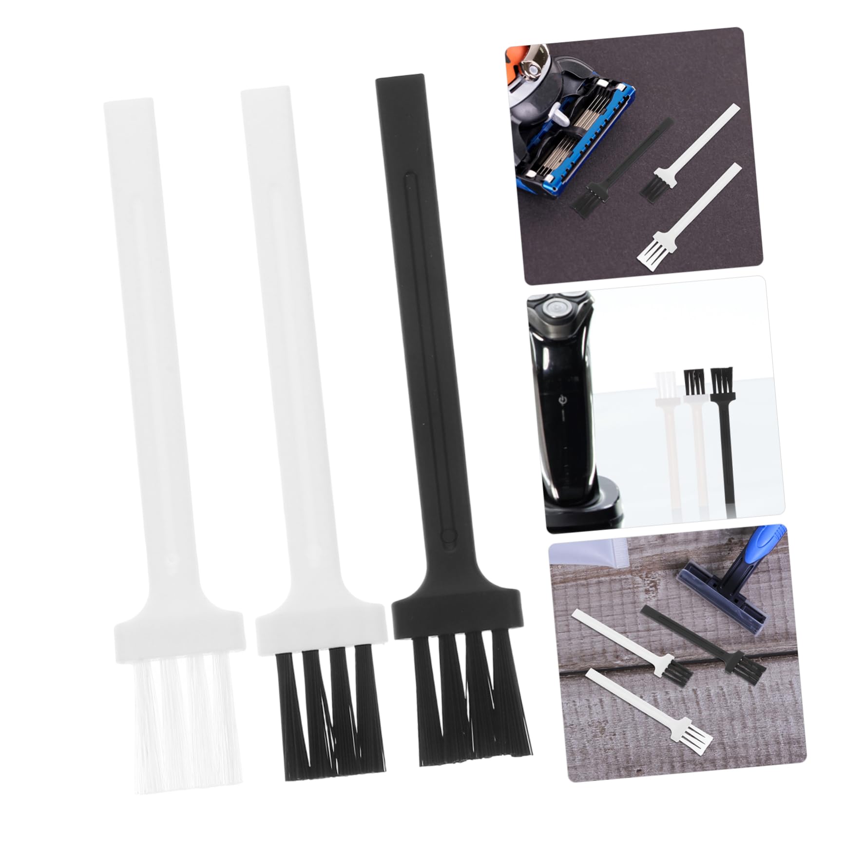 180 Pcs Multipurpose Cleaning Brush Set - Electric Shaver Brush, Keyboard Cleaner, Computer & Electronics Dusting Tool | Perfect for Grooming, Office Equipment & Home Appliance Maintenance