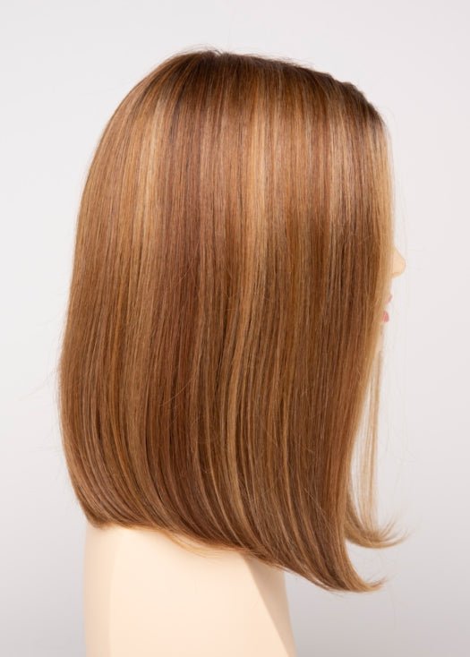 Chelsea Mono Top Wig - Human Hair & Synthetic Blend for Natural Look | Perfect for Daily Wear, Cosplay & Special Occasions