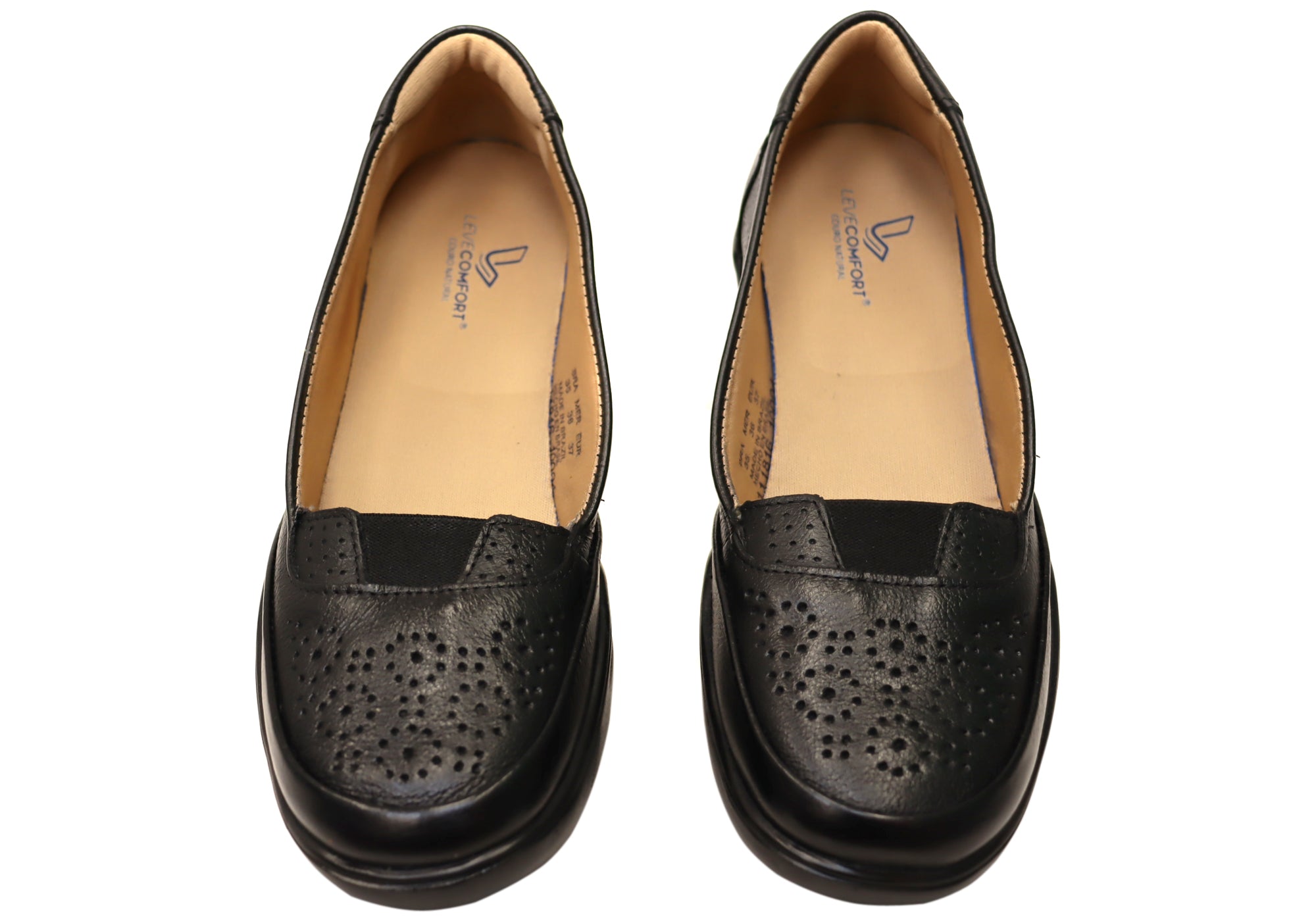 Levecomfort Stephanie Women's Brazilian Comfortable Leather Shoes - Stylish & Soft for Work, Travel & Everyday Wear