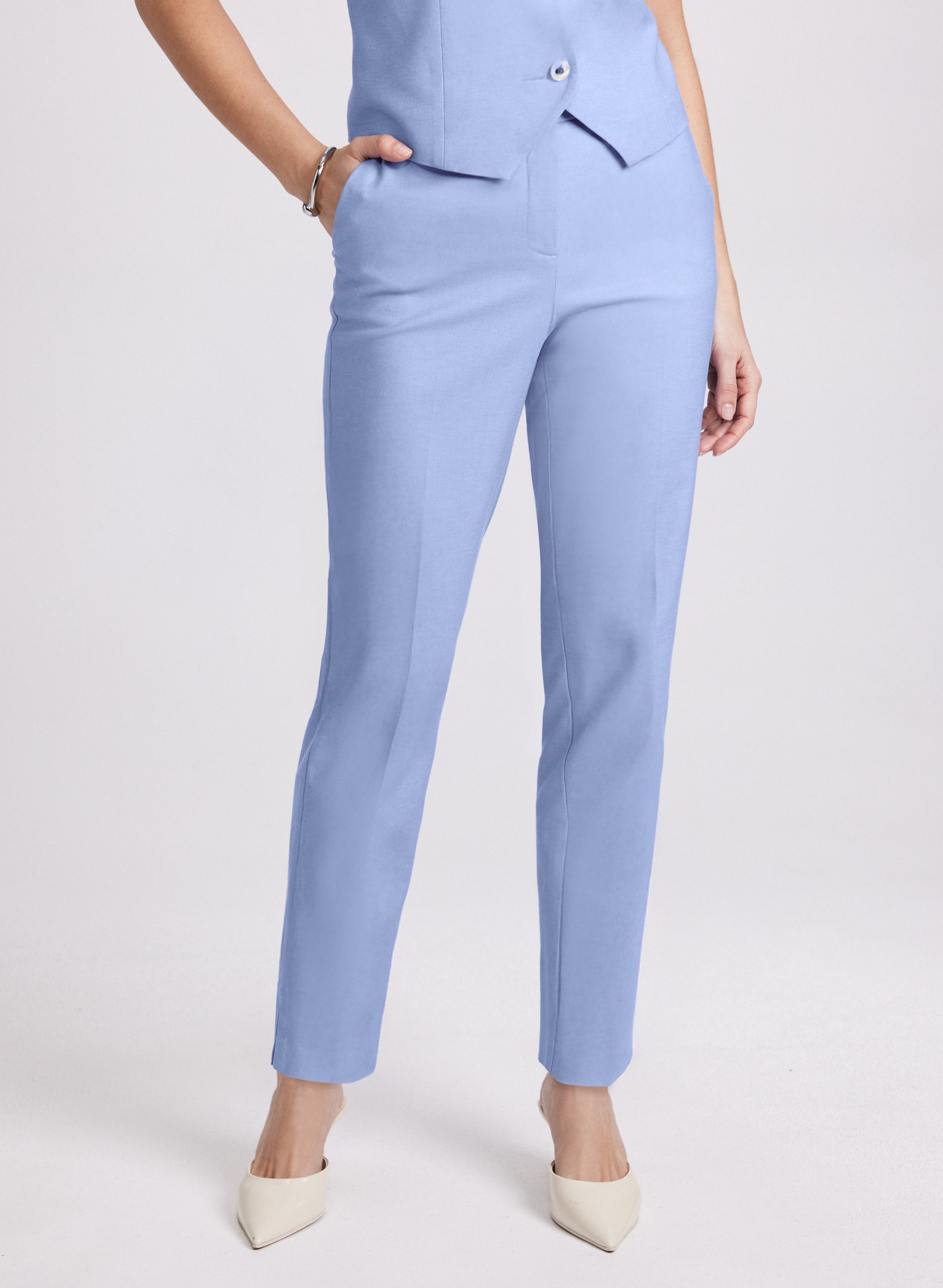 Blue Chambray Twill