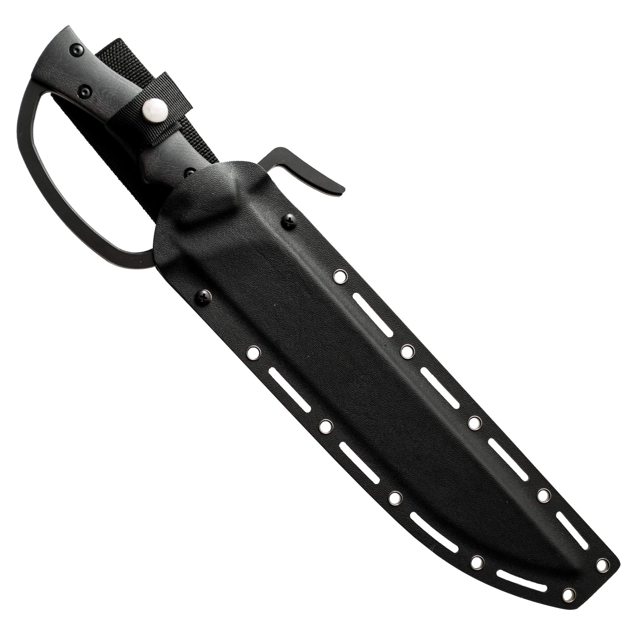 APOC Butterfly Swords SD35590 - Black Tactical Training Knives for Martial Arts Practice, Self Defense, and Cosplay | Durable Full Tang Construction | Perfect for Collectors and LARP Enthusiasts