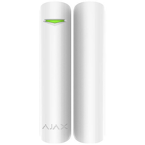 AJAX 42800.13.WH3 Wireless Magnetic Door Window Alarm Sensor with Shock & Tilt Detection - White | Home Security System for Doors, Windows, Garage & Shed Protection