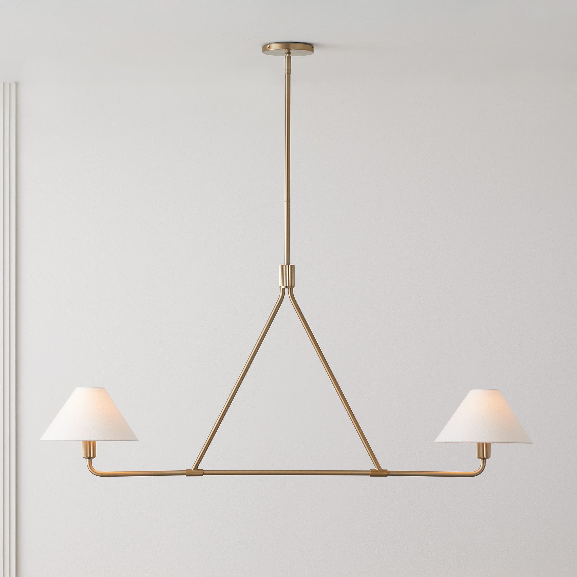 Modern Axis Chandelier - Elegant Crystal Ceiling Light Fixture for Dining Room, Living Room & Bedroom | Perfect for Home Decor & Interior Design