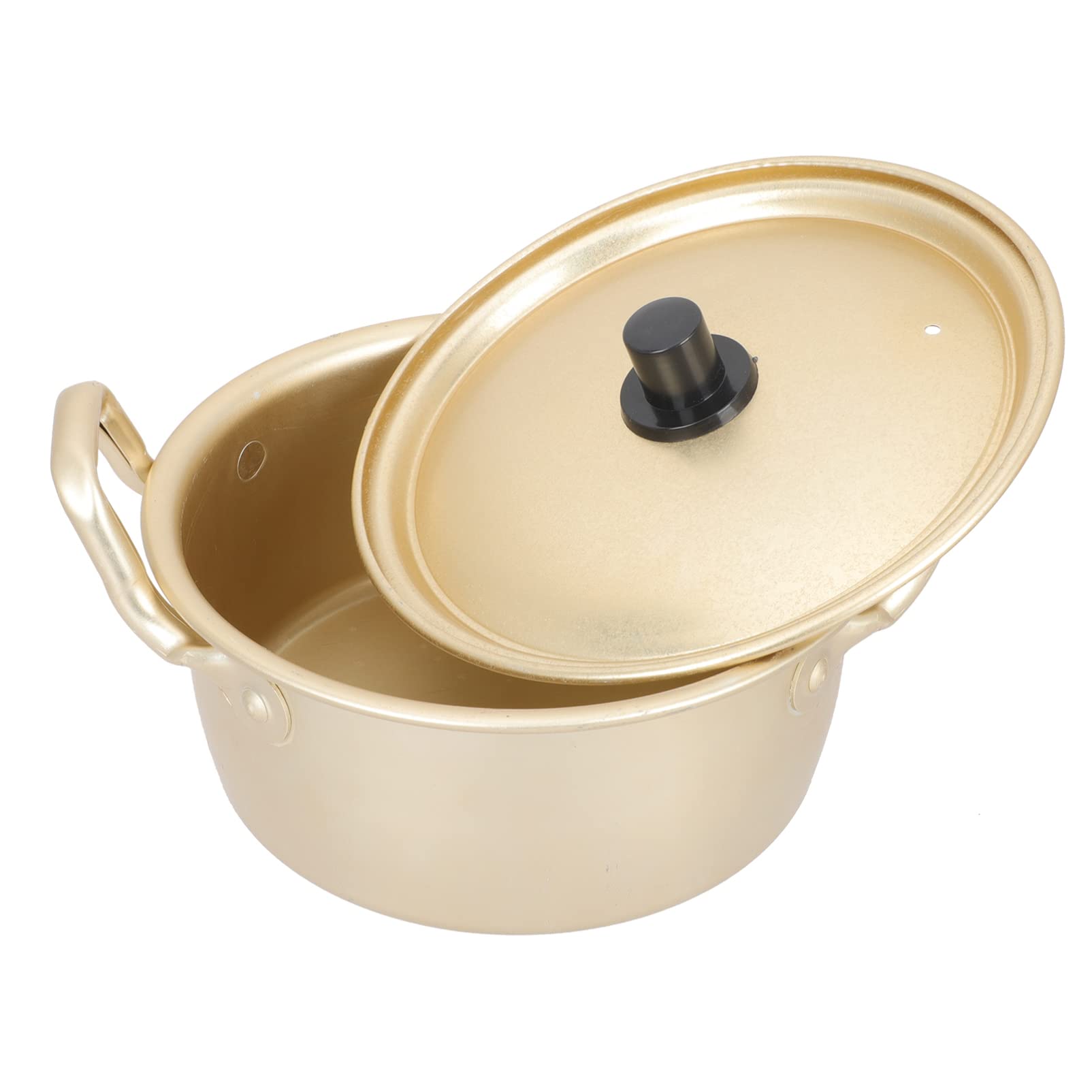 DOITOOL Korean Instant Noodle Pot - Aluminum Ramyun Hot Pot for Shin Ramyun, Quick Cooking Soup Pan - Perfect for Dorm, Office & Camping Meals