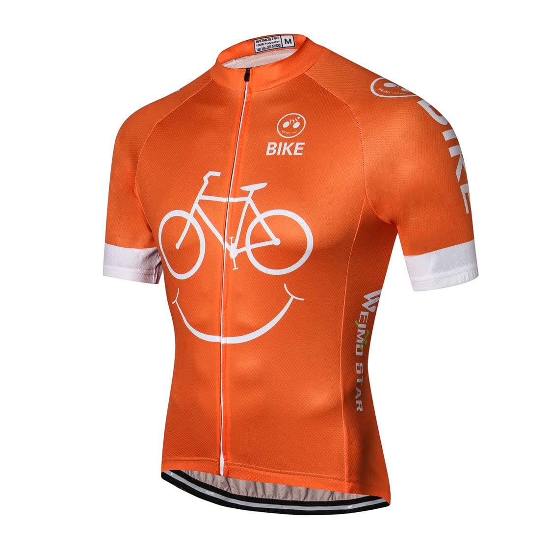 Men's Full Zip Cycling Jersey - Breathable Bike Racing Shirt for Road & Mountain Biking - Perfect for Training, Commuting & Outdoor Sports