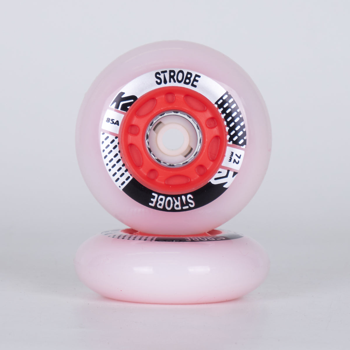 K2 Strobe 72mm Wheels - High Performance Skateboard Wheels for Smooth Ride | Sold in Pairs | Perfect for Street Skating, Park Riding & Cruising