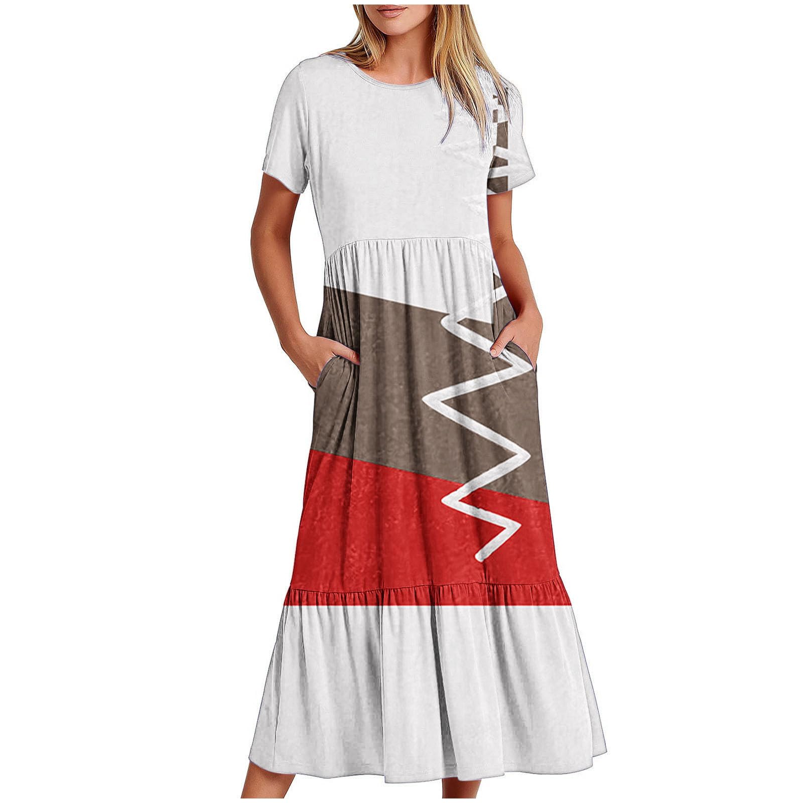 Oelaio Tube Dresses for Women - Y2K Style, Graduation, Travel & Mother of The Bride Dresses | Wrinkle-Free Plus Size Summer Outfits for Beach, Party & Special Occasions