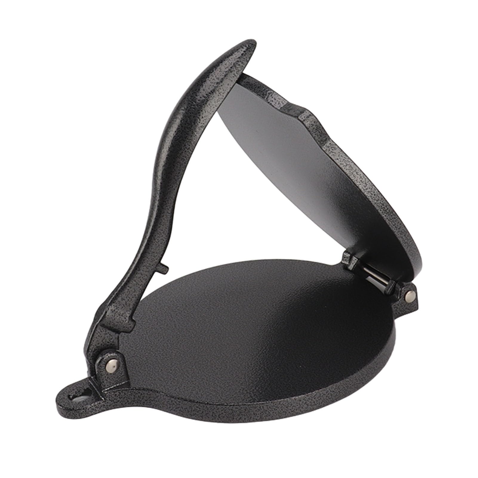 **20cm Black Tortilla Press & Roti Maker - Heavy Duty Cast Iron for Homemade Tortillas, Roti, Flatbreads - Perfect for Mexican, Indian Cuisine & Home Cooking**