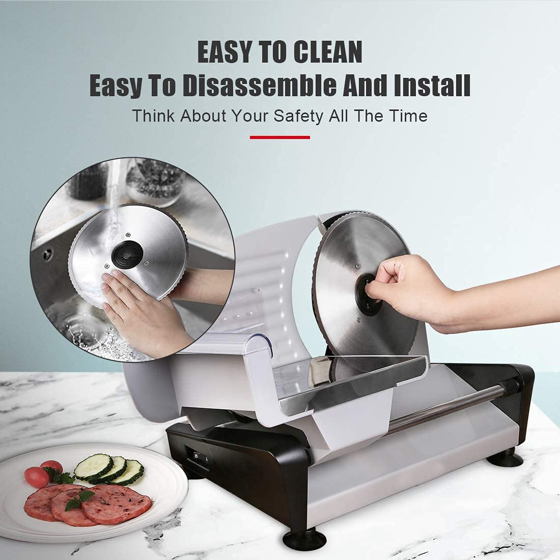 Electric Deli Food Slicer - 7.5