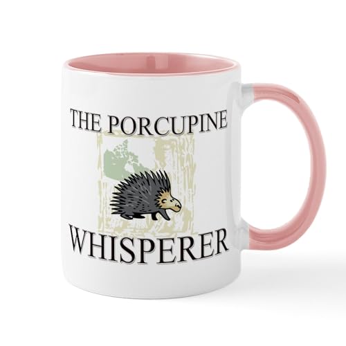 White/Pink Inside - The Porcupine Whisperer Mug
