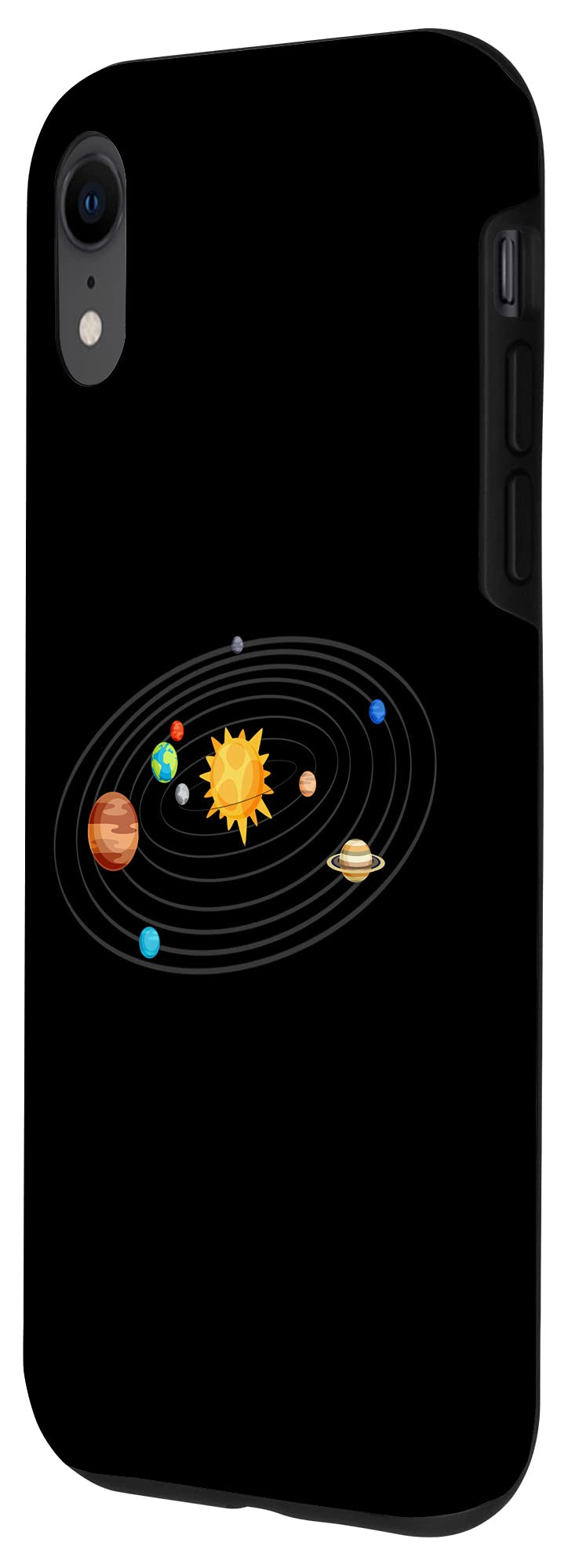 iPhone XR Case - Solar System Planets Orbit Design - Durable Protective Cover for Universe & Galaxy Astronomy Lovers - Perfect for Space Enthusiasts & Science Geeks