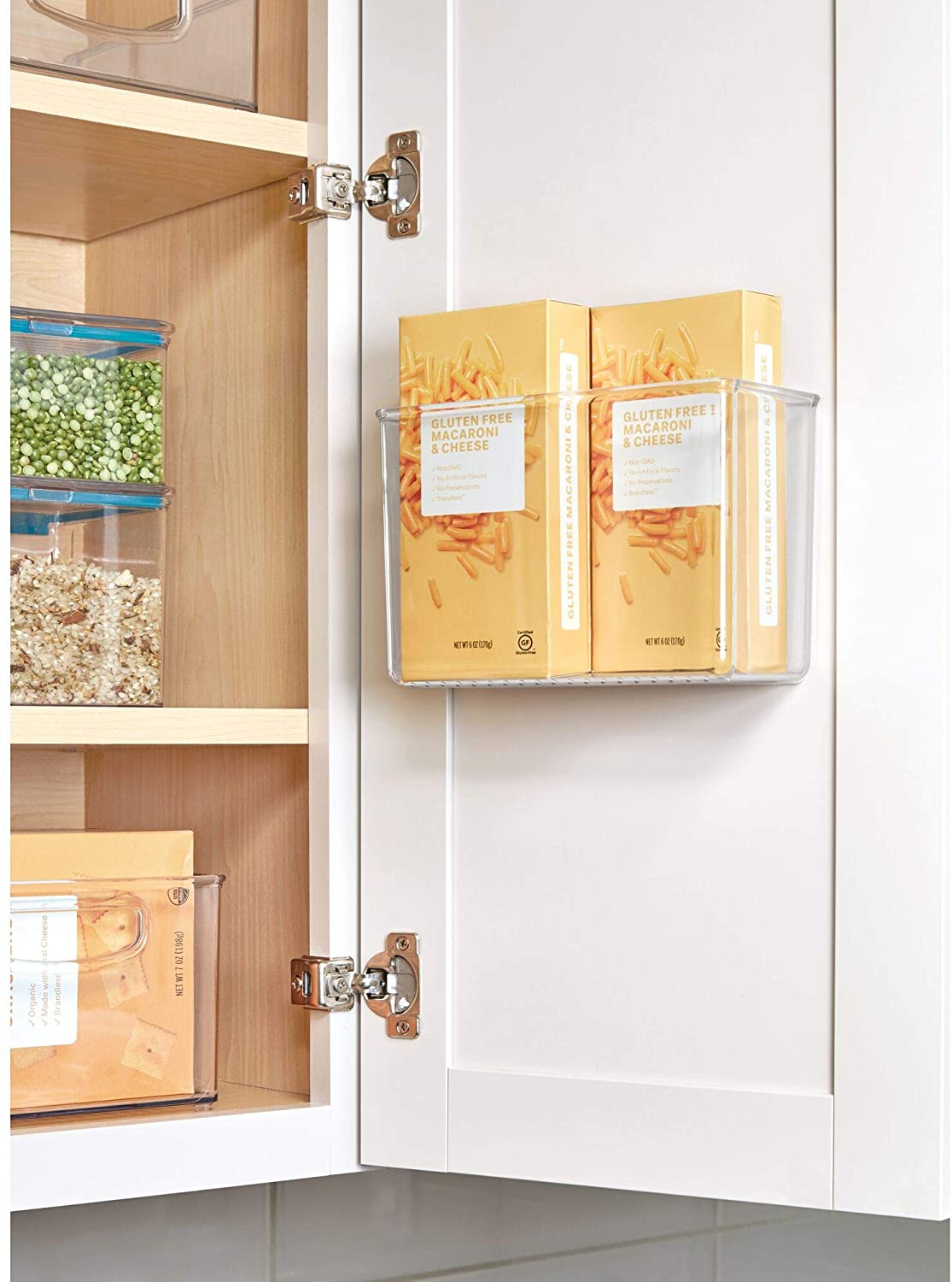 Affix Peel & Stick Door Organizer - Eco-Friendly Recycled Wall Storage for Keys, Mail & Essentials - Perfect for Entryway, Kitchen & Office Organization