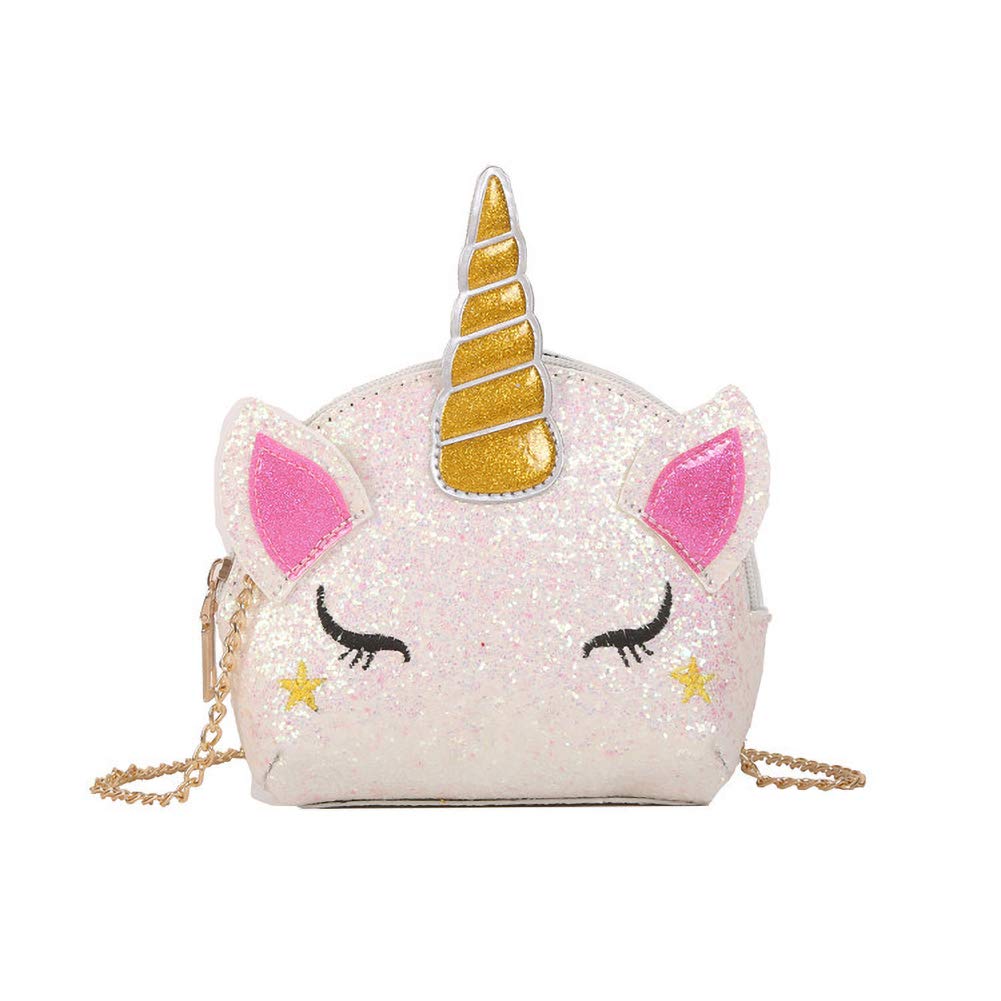 Unicorn PU Leather Crossbody Bag for Women & Girls - Small Shoulder Purse Handbag - Perfect for School, Parties & Everyday Use