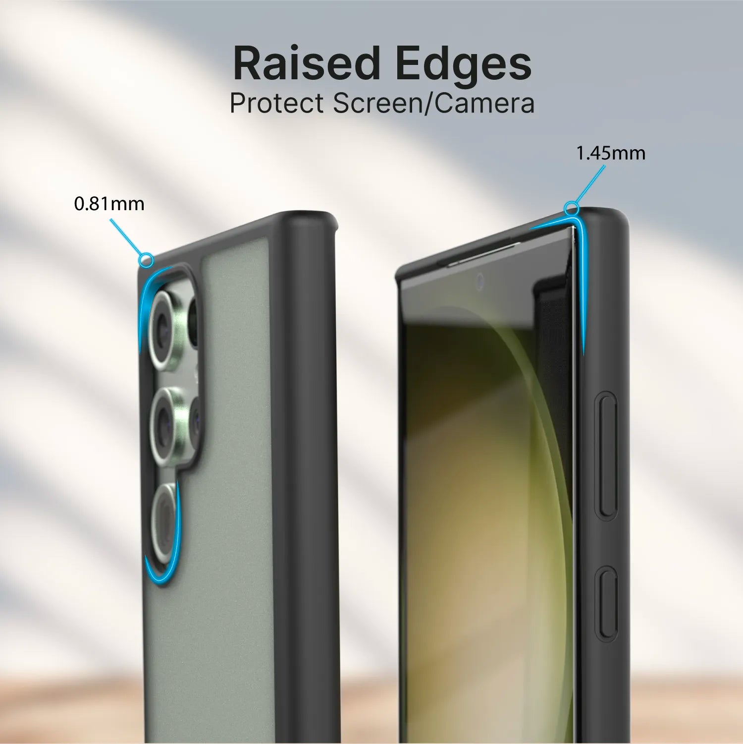 Samsung Galaxy S23 Ultra Case - Shockproof & Drop Protection Phone Cover - Slim Fit Durable Armor for Work, Travel & Outdoor Activities