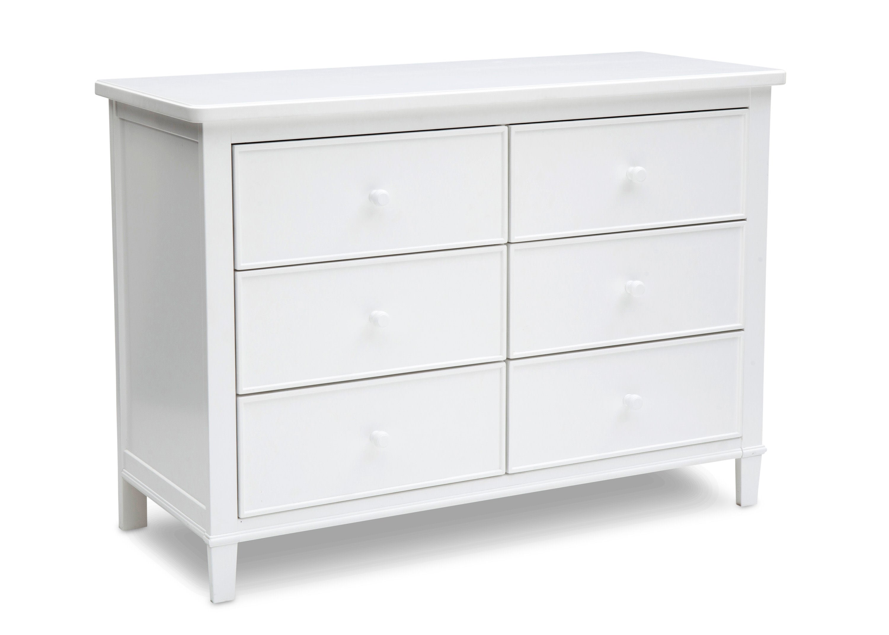 Haven 6-Drawer Dresser with Interlocking Drawers - Sturdy Wooden Chest of Drawers for Bedroom Storage & Organization - Perfect for Master Bedroom, Guest Room or Nursery Closet
