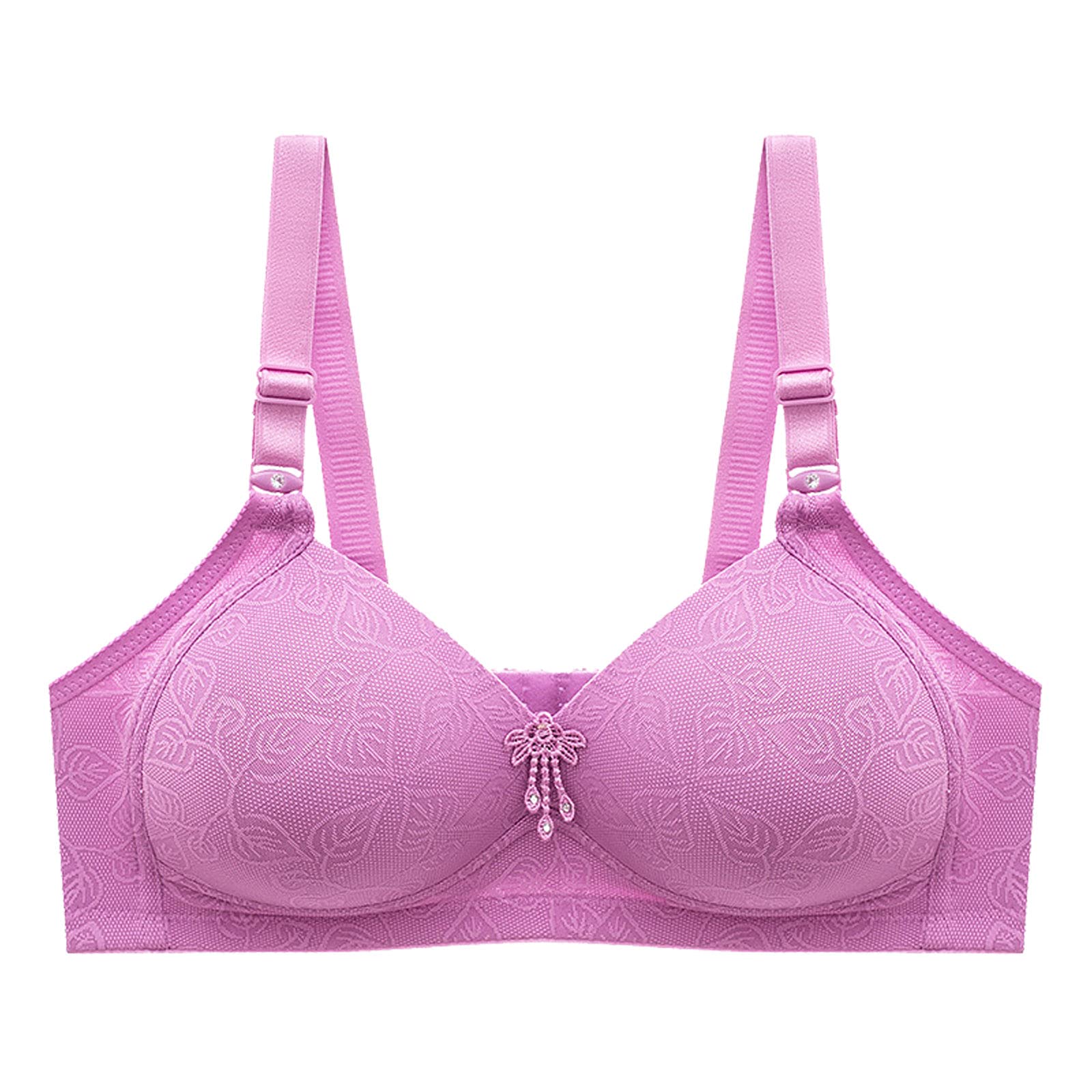 Plus Size Wireless Bras for Women - Seamless Comfort, Solid Color Sleep & Lounge Bra - Perfect for Relaxing at Home or Overnight Travel