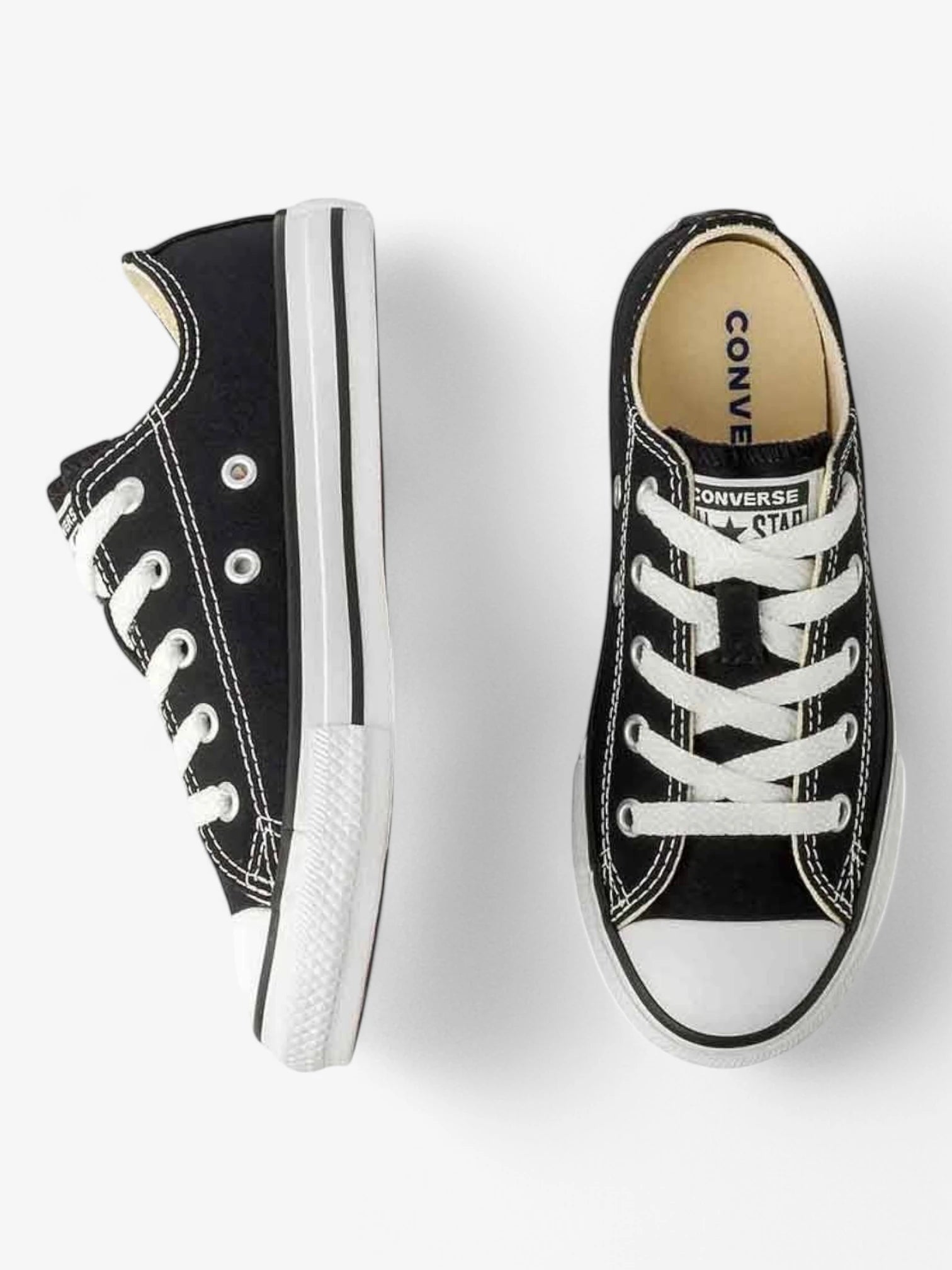 Converse Chuck Taylor All Star Core Black Kids Sneakers - Stylish & Comfortable for School, Play & Everyday Wear