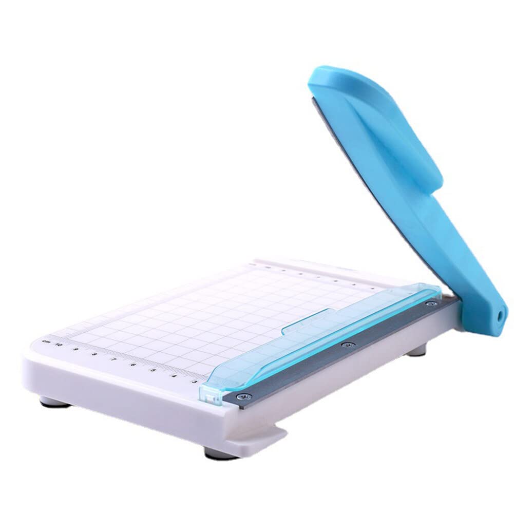 Small Paper Cutter - Mini Manual Photo Trimmer for Craft Paper, Labels, Cards & Scrapbooking | Perfect for DIY Projects, Card Making & Photo Albums