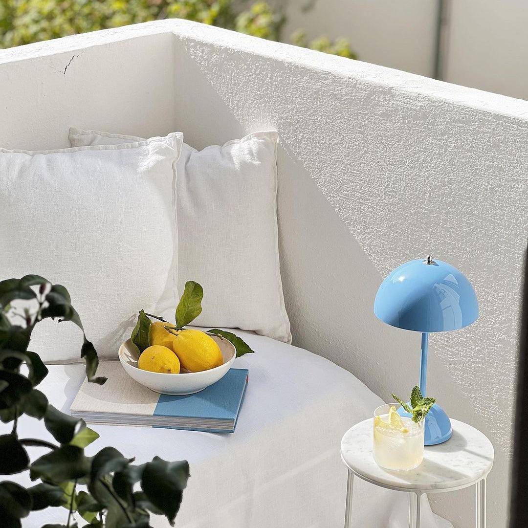 Portable Flowerpot Table Lamp - USB Rechargeable, Adjustable Brightness, Perfect for Bedroom, Living Room & Office Decor