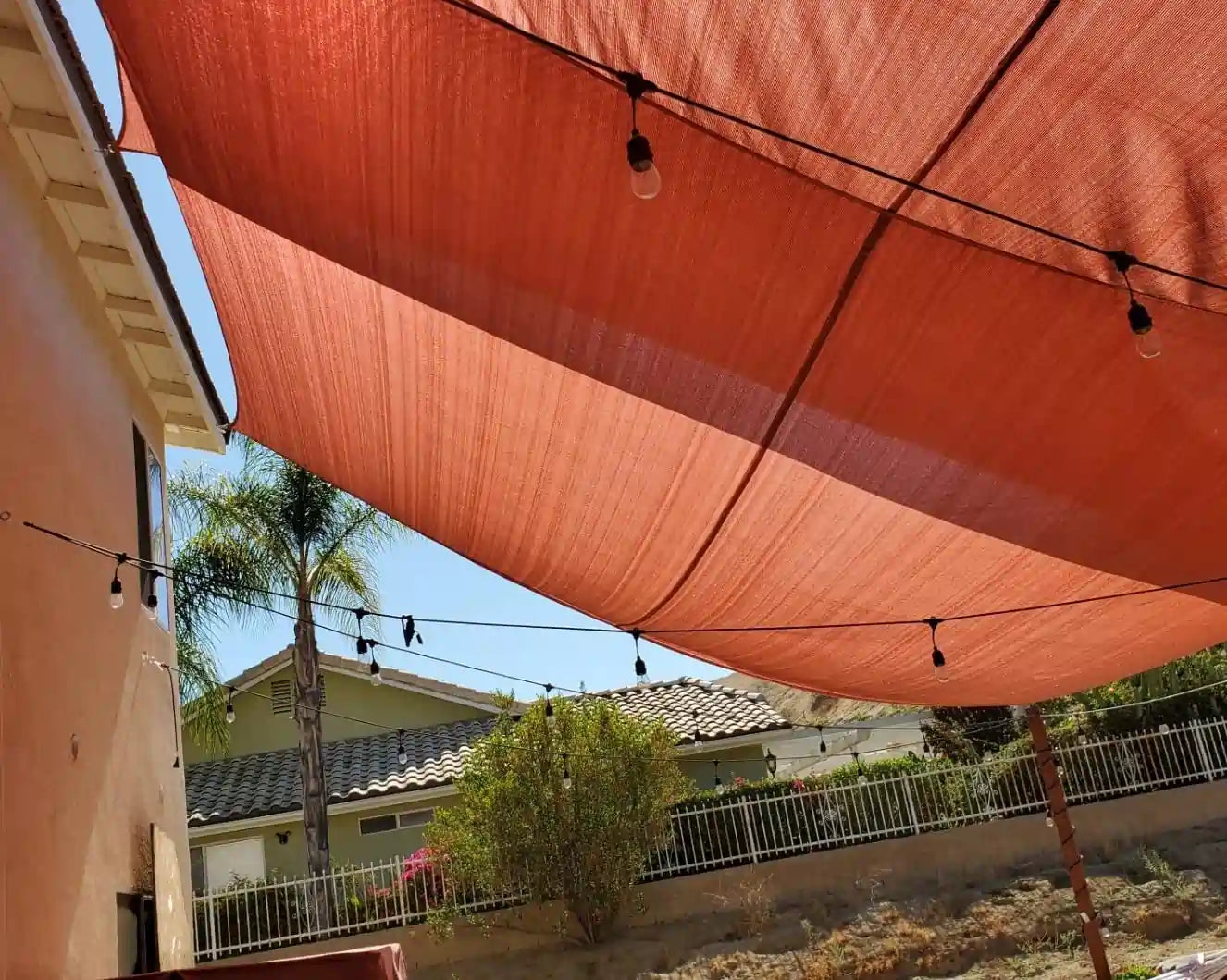 20' x 20' Square Shade Sail - UV Protection Outdoor Canopy for Patio, Garden, Pool & Backyard - Waterproof Sun Shade for Deck, Playground & Commercial Use