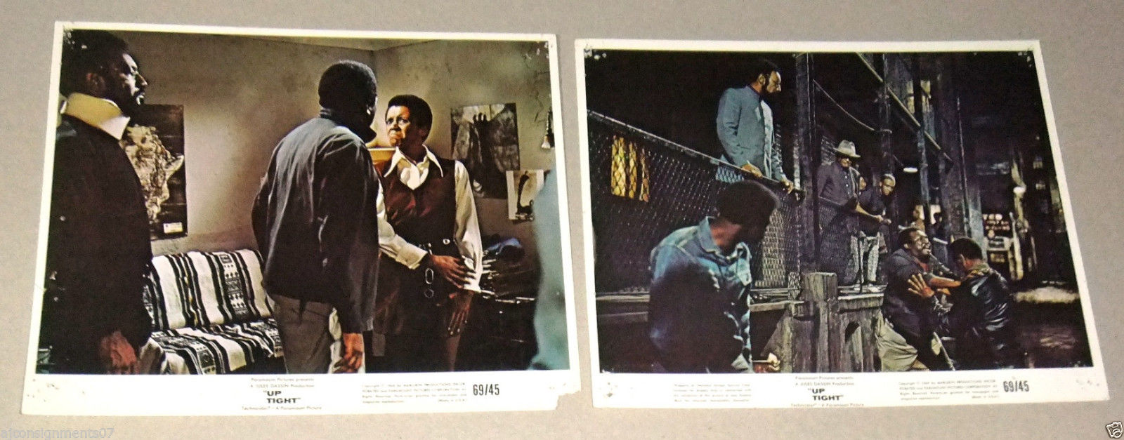 Vintage (Set of 10) Raymond St. Jacques 10x8 Original 1960s Film Lobby Cards - Perfect for Movie Memorabilia Collectors and Retro Home Theater Decor