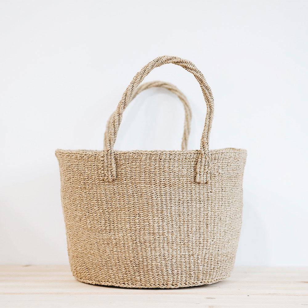 Natural Sisal Storage Basket - Handwoven Eco-Friendly Organizer for Home, Office & Nursery - Perfect for Toys, Blankets & Laundry