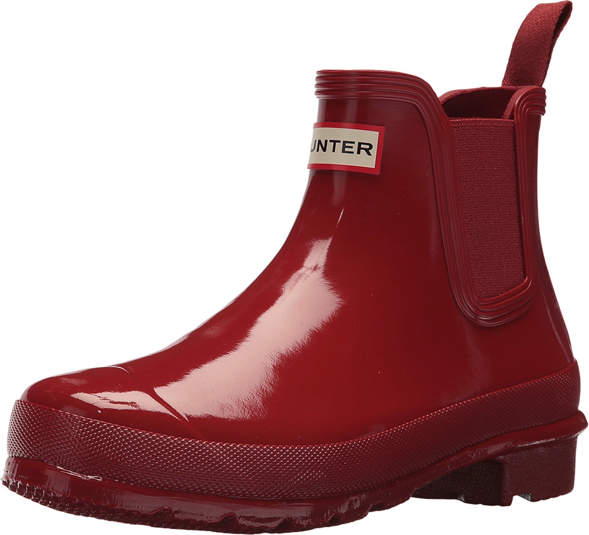 HUNTER Women's Original Chelsea Boots - Waterproof Gloss Rain Boots for Women - Stylish & Comfortable Ankle Boots for Walking, Work, and Outdoor Activities