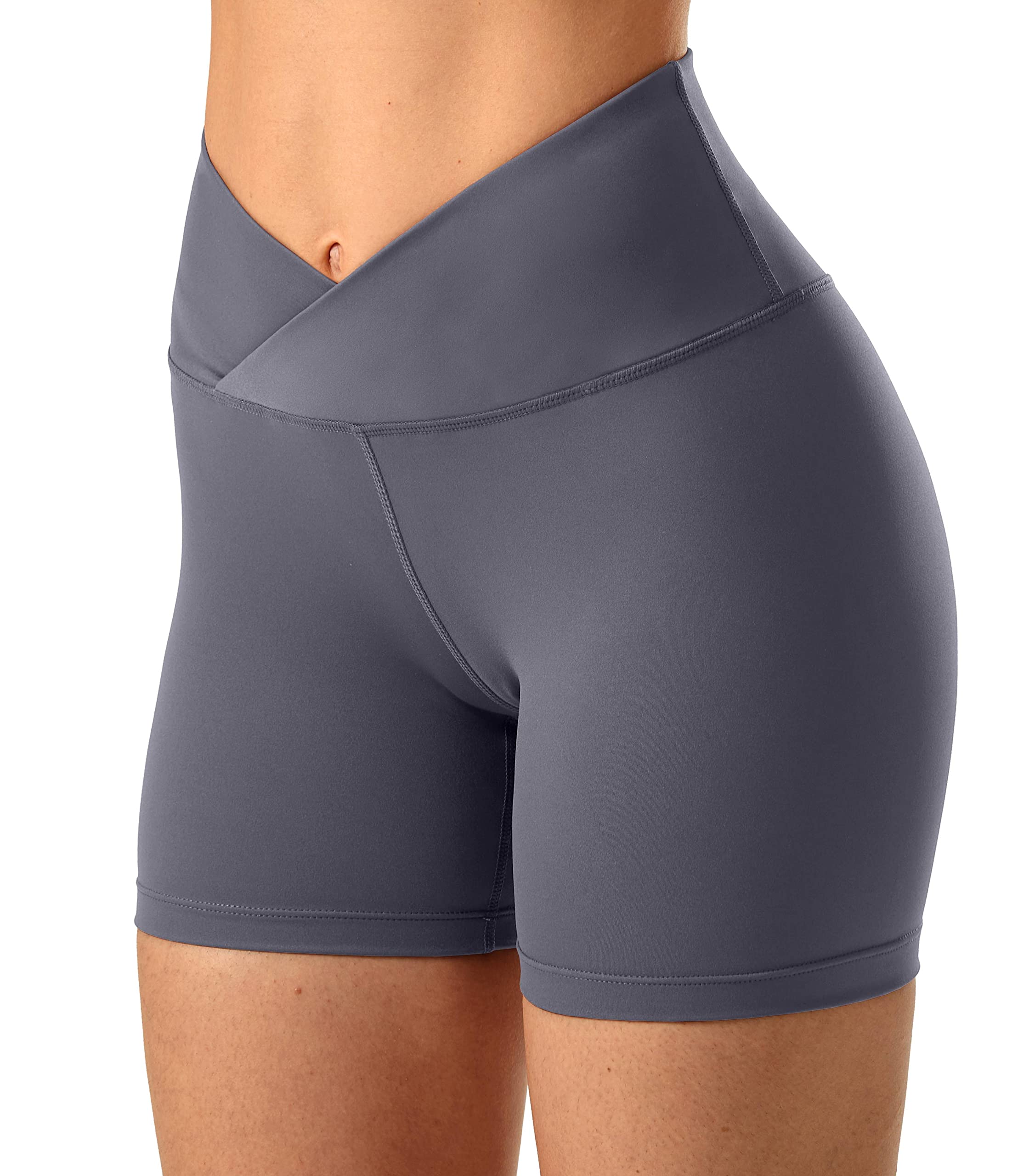 Soothfeel Women's High Waisted Biker Shorts with Hidden Pockets - 5